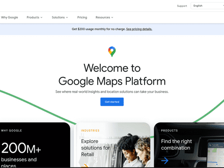 Google Maps Plattform