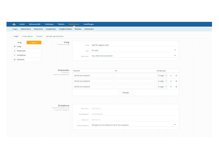 Eigenschappen Webshop