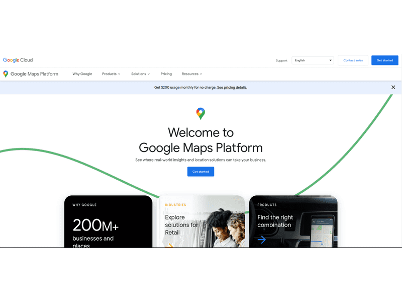 Google Maps Plattform