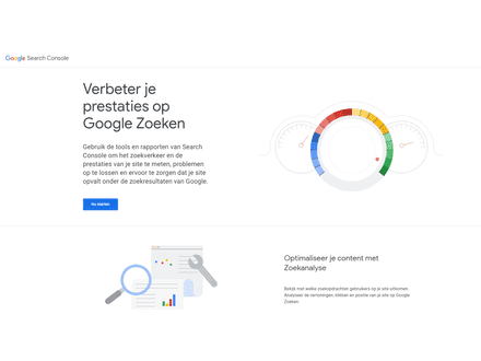 Eine neue Website bei Google anmelden